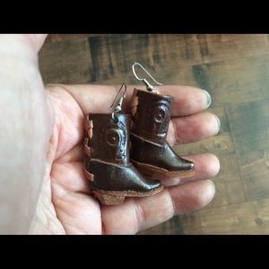 These boots 👢 were made for walkin’ earrings